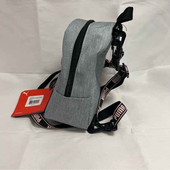 Puma Mini Convertible backpack crossbody Commuter Super Mini Crossbody Grey NWT - Picture 3 of 12